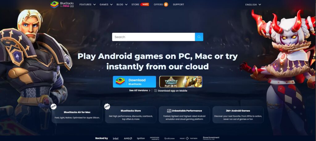 Bluestack Homepages